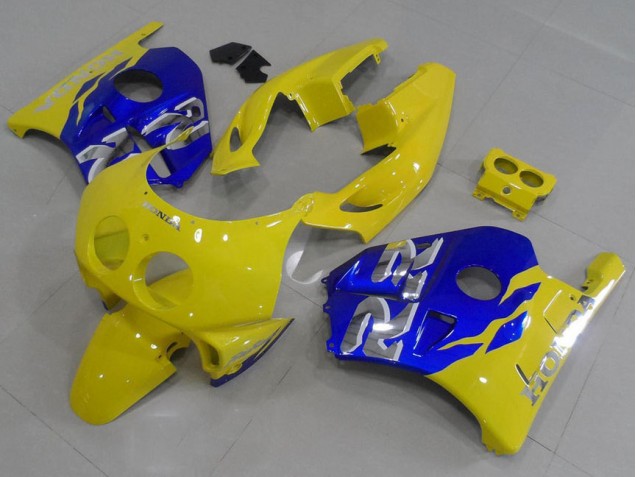 1991-1998 Jaune Bleu Honda CBR250RR MC22 Carénage Moto 1991-1998 Jaune Bleu Honda CBR250RR MC22 Carénage Moto