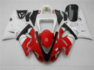 1998-1999 Rouge Blanc Yamaha YZF R1 Carénages Moto