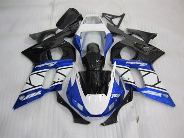 1998-2002 Bleu Blanc Noir Yamaha YZF R6 Carénage Moto