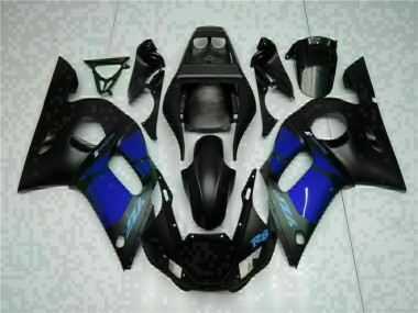 1998-2002 Bleu Noir Yamaha YZF R6 Carénages Moto