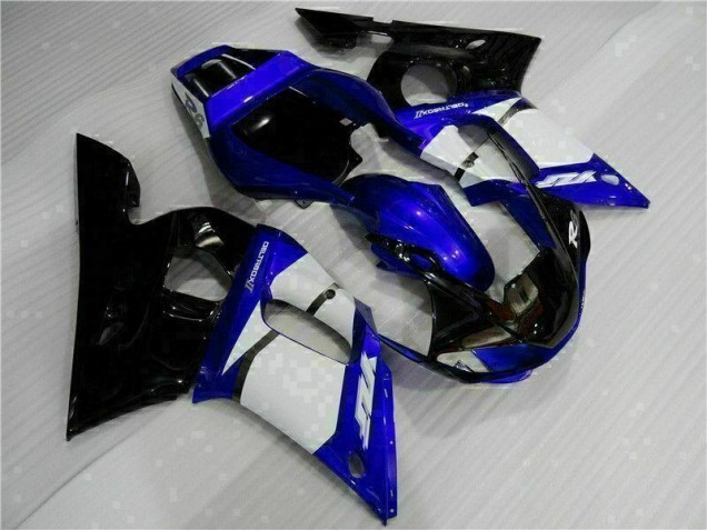 1998-2002 Bleu Noir Yamaha YZF R6 Carrosserie Moto 1998-2002 Bleu Noir Yamaha YZF R6 Carrosserie Moto
