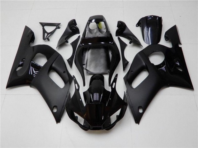 1998-2002 Brillant Noir Mat Yamaha YZF R6 Carénage Moto 1998-2002 Brillant Noir Mat Yamaha YZF R6 Carénage Moto