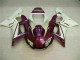 1998-2002 Violet Blanc Yamaha YZF R6 Carénage Moto 1998-2002 Violet Blanc Yamaha YZF R6 Carénage Moto