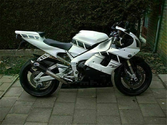 2000-2001 Blanc Yamaha YZF R1 Carénages Moto 2000-2001 Blanc Yamaha YZF R1 Carénages Moto
