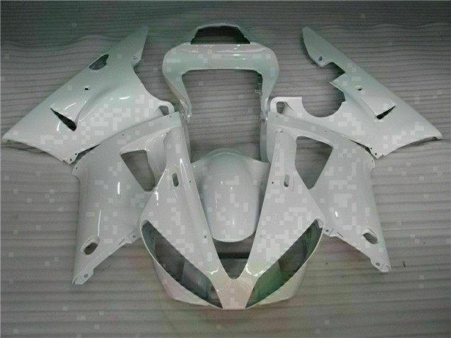 2000-2001 Blanc Yamaha YZF R1 Kit Carénages Motos Complet 2000-2001 Blanc Yamaha YZF R1 Kit Carénages Motos Complet