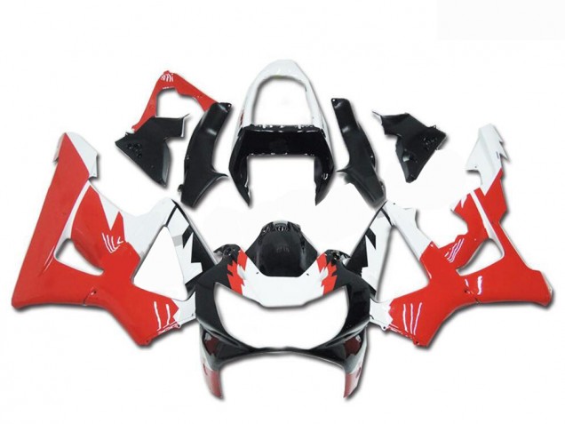 2000-2001 Noir Blanc Rouge Honda CBR900RR 929RR Carénage Moto 2000-2001 Noir Blanc Rouge Honda CBR900RR 929RR Carénage Moto