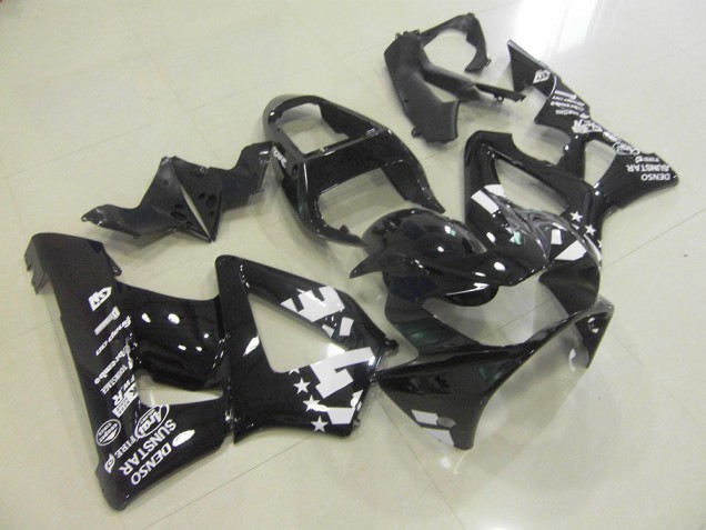 2000-2001 Noir Brillant avec Start Honda CBR900RR 929 Carénage Moto 2000-2001 Noir Brillant avec Start Honda CBR900RR 929 Carénage Moto