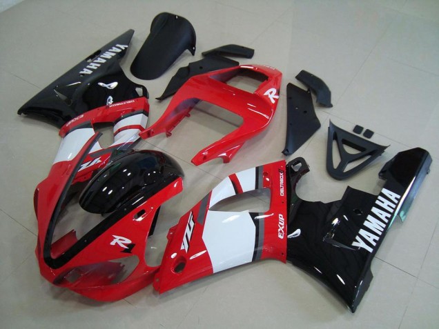 2000-2001 Rouge Noir Blanc Yamaha YZF R1 Carénage Moto 2000-2001 Rouge Noir Blanc Yamaha YZF R1 Carénage Moto