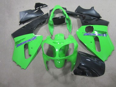 2000-2001 Vert Kawasaki ZX12R Carénages Moto