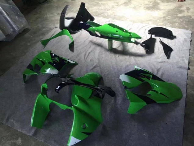 2000-2001 Vert Noir Mat Ink Bleu Kawasaki ZX9R Carénage Moto 2000-2001 Vert Noir Mat Ink Bleu Kawasaki ZX9R Carénage Moto