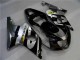 2000-2002 Argent Noir Suzuki GSXR 1000 Carénage Moto 2000-2002 Argent Noir Suzuki GSXR 1000 Carénage Moto