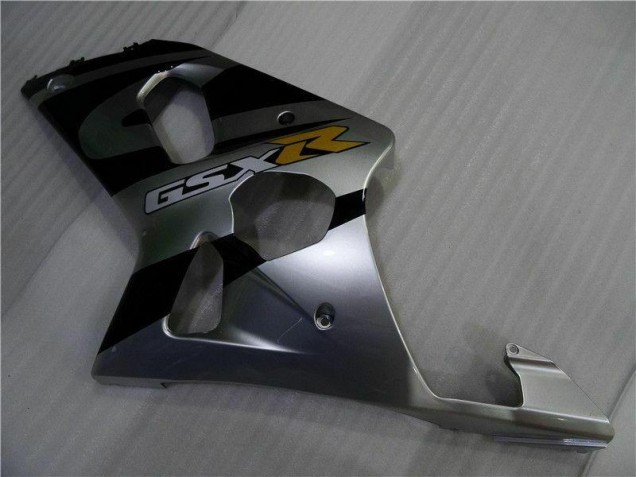 2000-2002 Argent Noir Suzuki GSXR 1000 Carénage Moto 2000-2002 Argent Noir Suzuki GSXR 1000 Carénage Moto