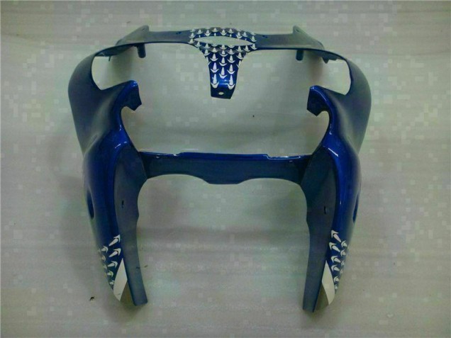 2000-2002 Bleu Kawasaki ZX6R Carrosserie Moto 2000-2002 Bleu Kawasaki ZX6R Carrosserie Moto