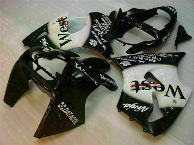 2000-2002 Noir West Ninja Kawasaki ZX6R Carénage Moto 2000-2002 Noir West Ninja Kawasaki ZX6R Carénage Moto