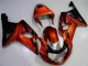 2000-2002 Orange Noir Suzuki GSXR 1000 Carénage Moto 2000-2002 Orange Noir Suzuki GSXR 1000 Carénage Moto