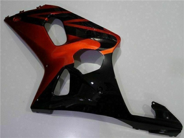 2000-2002 Orange Noir Suzuki GSXR 1000 Carénage Moto 2000-2002 Orange Noir Suzuki GSXR 1000 Carénage Moto