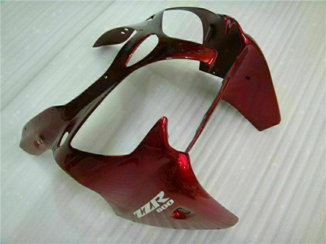 2000-2002 Rouge Noir Kawasaki ZX6R Carénage Moto 2000-2002 Rouge Noir Kawasaki ZX6R Carénage Moto