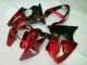 2000-2002 Rouge Noir Kawasaki ZX6R Carénage Moto 2000-2002 Rouge Noir Kawasaki ZX6R Carénage Moto