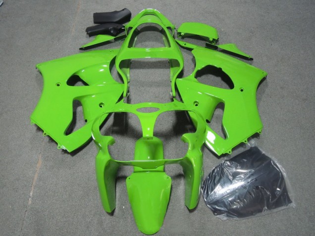 2000-2002 Vert Kawasaki ZX6R Carrosserie Moto 2000-2002 Vert Kawasaki ZX6R Carrosserie Moto