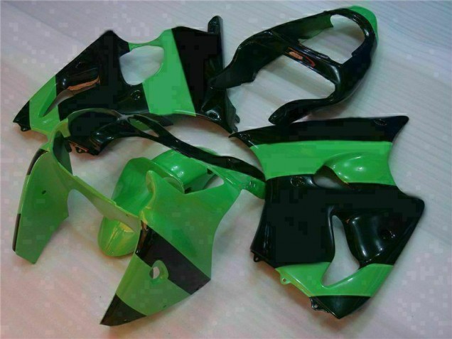 2000-2002 Vert Noir Kawasaki ZX6R Carrosserie Moto