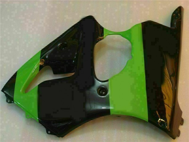 2000-2002 Vert Noir Kawasaki ZX6R Carrosserie Moto