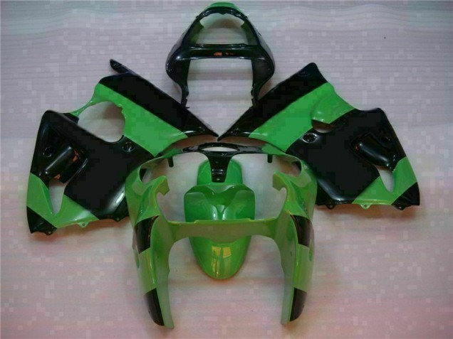 2000-2002 Vert Noir Kawasaki ZX6R Carrosserie Moto