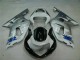 2001-2003 Argent Noir Suzuki GSXR 600/750 Carénages Moto 2001-2003 Argent Noir Suzuki GSXR 600/750 Carénages Moto