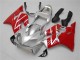 2001-2003 Argent Rouge Honda CBR600 F4i Carénage Moto 2001-2003 Argent Rouge Honda CBR600 F4i Carénage Moto