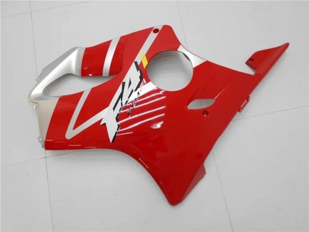 2001-2003 Argent Rouge Honda CBR600 F4i Carénage Moto 2001-2003 Argent Rouge Honda CBR600 F4i Carénage Moto