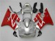 2001-2003 Argent Rouge Honda CBR600 F4i Carénage Moto 2001-2003 Argent Rouge Honda CBR600 F4i Carénage Moto