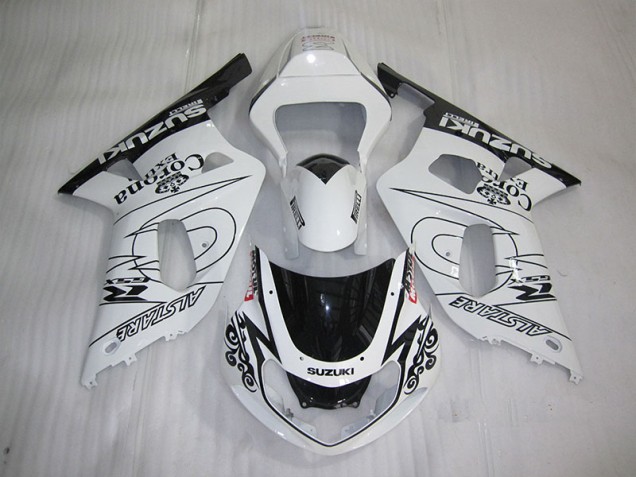 2001-2003 Blanc Noir Corona Extra Suzuki GSXR 600 Carénage Moto