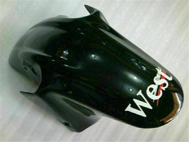 2001-2003 Blanc Noir West Honda CBR600 F4i Carénage Moto 2001-2003 Blanc Noir West Honda CBR600 F4i Carénage Moto