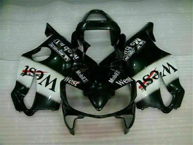 2001-2003 Blanc Noir West Honda CBR600 F4i Carénage Moto