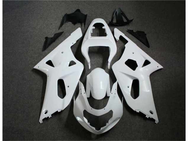 2001-2003 Blanc Suzuki GSXR 600/750 Carénage Moto 2001-2003 Blanc Suzuki GSXR 600/750 Carénage Moto