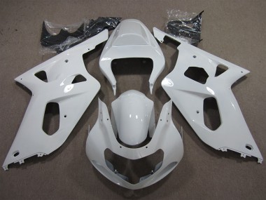 2001-2003 Blanc Suzuki GSXR 600 Carénage Moto