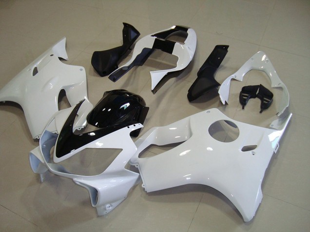 2001-2003 Blanc avec Noir Bande Honda CBR600 F4i Carénage Moto 2001-2003 Blanc avec Noir Bande Honda CBR600 F4i Carénage Moto