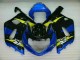2001-2003 Bleu Suzuki GSXR 600/750 Carénage Moto 2001-2003 Bleu Suzuki GSXR 600/750 Carénage Moto
