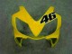 2001-2003 Jaune Blanc Honda CBR600 F4i Carénage Moto