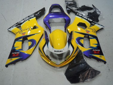 2001-2003 Jaune Violet Suzuki GSXR 600 Carénage Moto
