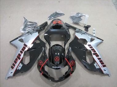 2001-2003 Noir Argent Suzuki GSXR 600 Carénage Moto