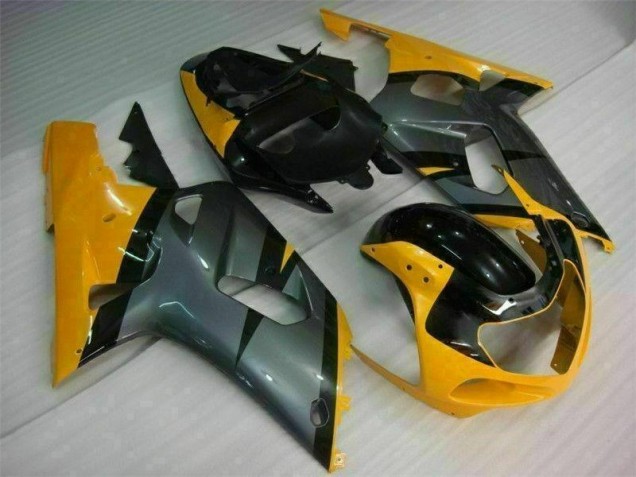 2001-2003 Noir Jaune Suzuki GSXR 600/750 Carénage Moto 2001-2003 Noir Jaune Suzuki GSXR 600/750 Carénage Moto
