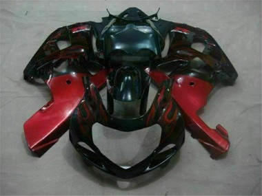 2001-2003 Noir Rouge Suzuki GSXR 600/750 Carénage Moto