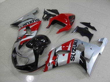2001-2003 Noir Rouge Suzuki GSXR 750 Carénage Moto