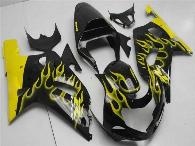 2001-2003 Noir Suzuki GSXR 600/750 Carénage Moto 2001-2003 Noir Suzuki GSXR 600/750 Carénage Moto