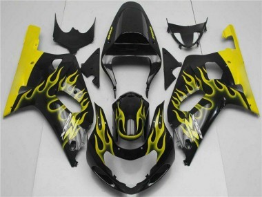 2001-2003 Noir Suzuki GSXR 600/750 Carénage Moto