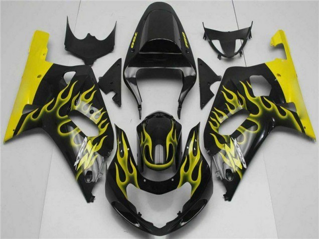 2001-2003 Noir Suzuki GSXR 600/750 Carénage Moto 2001-2003 Noir Suzuki GSXR 600/750 Carénage Moto