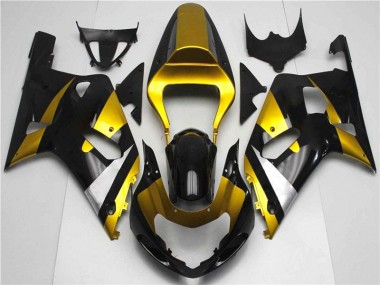 2001-2003 Or Noir Suzuki GSXR 600/750 Carénage Moto