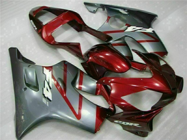 2001-2003 Rouge Argent Honda CBR600 F4i Carénages Moto