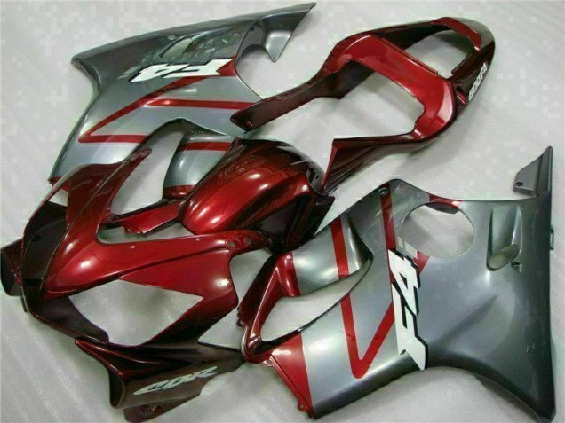 2001-2003 Rouge Argent Honda CBR600 F4i Carénages Moto