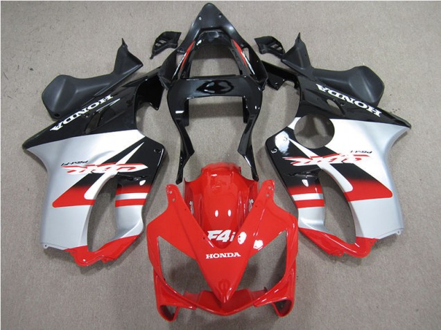 2001-2003 Rouge Blanc Noir Honda CBR600 F4i Carénage Moto 2001-2003 Rouge Blanc Noir Honda CBR600 F4i Carénage Moto